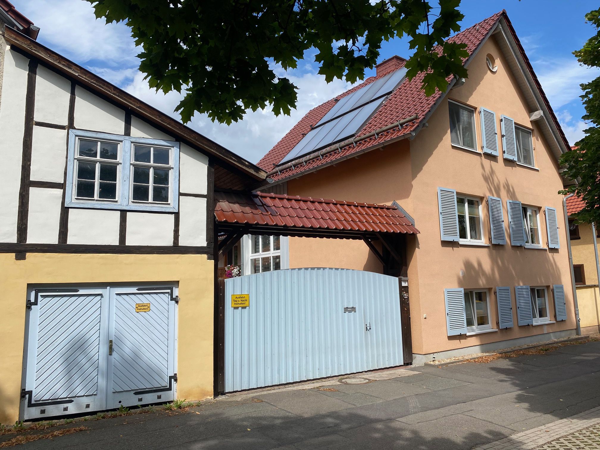 Außenansicht der Ferienwohnungen